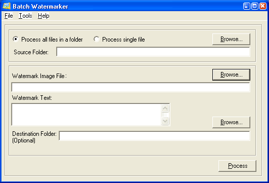 Batch Watermarker screen shot